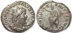 Ancient Coins - BI silvered antoninianus Postumus, Colonia Agrippinensis mint circa 266 A.D. - SERAPI COMITI AVG -