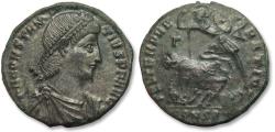 Ancient Coins - AE 23mm maiorina / centenionalis Constantius II as Augustus, Constantinople mint - CONSB✱ - circa 351-355 A.D.
