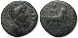 Ancient Coins - AE As Lucius Verus, Rome mint 162-163  A.D. - PROFECTIO reverse, scarcer cointype for this Emperor