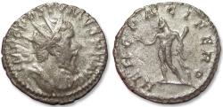 Ancient Coins - BI silvered antoninianus Postumus, Treveri or Cologne mint 262 A.D. - HERC PACIFERO -