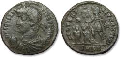 Ancient Coins - AE 22mm maiorina / centenionalis Constantius II as Augustus, Cyzikus mint circa 348-351 A.D. - SMKB -