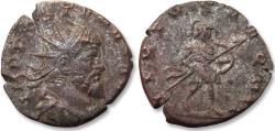 Ancient Coins - Silvered antoninianus Aureolus, Mediolanum (Milan) 267-268 A.D. - Very rare with AEQVIT instead of EQVIT -