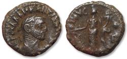 Ancient Coins - 19mm BI tetradrachm Diocletian / Diocletianus, Alexandria mint dated RY 3 = 286-287 A.D. - ΕΤΟΥC Tyche reverse -