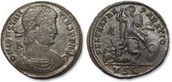Ancient Coins - AE 23mm maiorina / centenionalis Constantius II as Augustus, Thessalonica mint circa 348-351 A.D. - TSЄ -