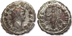 Ancient Coins - AE silvered antoninianus Gallienus, Rome mint circa 265-267 A.D. - PAX AETERNA AVG - rare issue