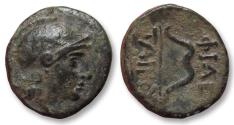 Ancient Coins - AE 13mm Kings of Pergamon circa 282-263 B.C., time Eumenes I to Attalos I - in name of Philetairos - scarce