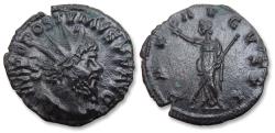 Ancient Coins - AE or BI antoninianus Postumus, Treveri or Cologne mint 267 A.D. - scarce PAX AVGVSTI reverse -