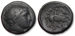 Ancient Coins - AE 18mm Thrace, Lysimachos as Satrap/Strategos, Lysimacheia circa 323-305 B.C. in name of Philip II
