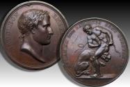 World Coins - 1804 A.D. Napoleon I Bonaparte: Comm. encampment Boulogne and planned invasion of England