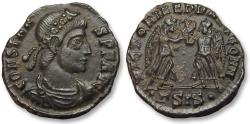 Ancient Coins - Follis Constans as Augustus, Siscia mint 347-348 A.D. - •ΓSIS• -
