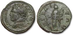 Ancient Coins - AE 24mm provincial coin Caracalla, Bithynia, Nicaea / Nikaia circa 211-217 A.D. - Tyche -