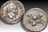 Ancient Coins - AR denarius DIVUS Vespasian / Vespasianus, Rome mint circa 79-80 A.D. - struck under Titus -
