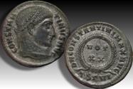 Ancient Coins - AE follis Constantine I The Great, Thessalonica mint circa 320-325 A.D.  - mintmark TS Γ VI -