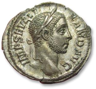 AR denarius Severus Alexander, Rome mint 228-231 A.D. - ANNONA AVG ...