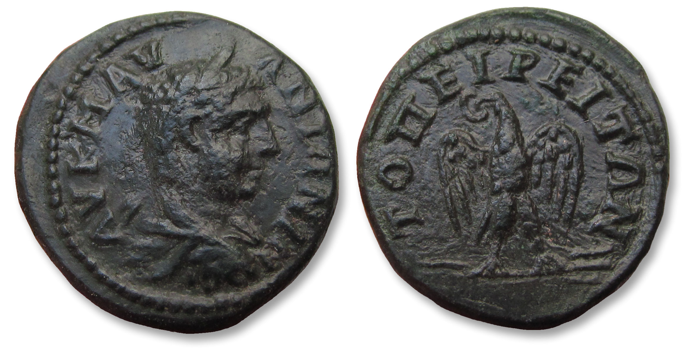 AE 18mm Caracalla Thrace Topirus mint 211 217 A.D. very rare