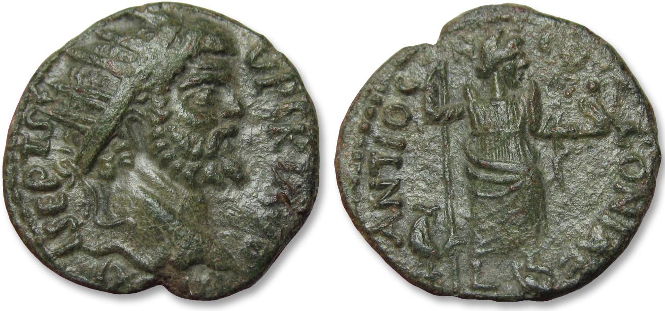 AE 23mm Septimius Severus, Pisidia, Antioch 193-211 A.D. - ANTIOCH