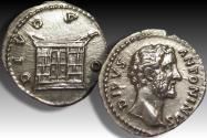 Ancient Coins - AR denarius DIVVS Antoninus Pius, Rome mint after 161 A.D. - DIVO PIO -