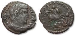 Ancient Coins - AE 23mm maiorina Magnentius, Treveri (Trier) mint circa 350-351 A.D. - mintmark TRP• -