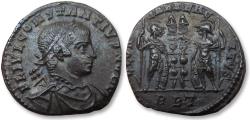 Ancient Coins - Constantius II Caesar AE follis, Rome mint 330-331 A.D. - mintmark RBT -