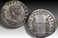 Ancient Coins - AE/BI silvered antoninianus Aurelian / Aurelianus, Siscia 274-275 A.D. - mintmark XXIS -