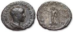 Ancient Coins - AR antoninianus Gordian III / Gordianus III, Rome mint circa 238-239 A.D. - VICTORIA AVG -