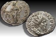 Ancient Coins - Silver antoninianus Postumus, Cologne or Trier mint 260-269 A.D. - MONETA AVG -