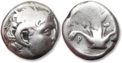Ancient Coins - AR didrachm KYRENAICA / Cyrenaica - Kyrene / Cyrene, time of Magas circa 294-275 B.C.
