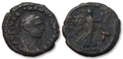 Ancient Coins - 20mm BI tetradrachm Diocletian / Diocletianus, Egypt Alexandria - dated RY 3 = 286-287 A.D. , Nike reverse