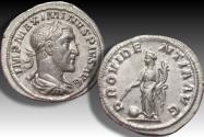 Ancient Coins - AR denarius Maximinus I Thrax, Rome mint circa 235-236 A.D. - PROVIDENTIA AVG -