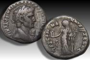 Ancient Coins - BI tetradrachm Claudius with Messalina, Egypt, Alexandria mint dated RY 5 = 44-45 A.D.