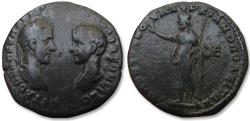 Ancient Coins - Æ 27mm (pentassarion) Macrinus & Diadumenianus, Moesia, Marcianopolis 217-218 A.D. - struck under Pontianus, legatus consularis - Serapis standing left -