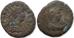 Ancient Coins - BI tetradrachm Nero, Alexandria mint dated year 12 = 65-66 A.D.