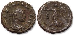 Ancient Coins - 20mm BI tetradrachm Maximianus, first reign, Egypt Alexandria - dated RY 6 = 290-291 A.D., Nike reverse -