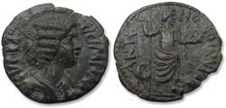 Ancient Coins - Æ 23mm Julia Domna, Pisidia, Antiochia mint 193-217 A.D. - nearly as minted, high quality coin -
