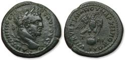 Ancient Coins - AE 28mm provincial coin (tetrassarion) Caracalla, Moesia Inferior, Marcianopolis circa 215-217 A.D. - Quintilianus, legatus consularis -
