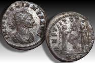 Ancient Coins - AE/BI silvered antoninianus Aurelian / Aurelianus, Cyzikus 270-275 A.D. - nearly as minted -