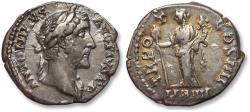 Ancient Coins - AR denarius Antoninus Pius, Rome mint circa 145 A.D. - LIB IIII Liberalitas -