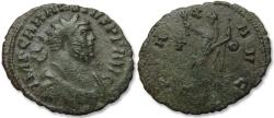 Ancient Coins - AE antoninianus Carausius, Romano-British Usurper, Londinium (London) mint circa 289-290 A.D.