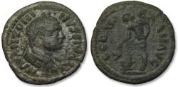 Ancient Coins - AE 25mm (As) Caracalla, TROAS, Alexandria Troas 198-217 A.D. - scarcer cointype - Apollo standing on altar