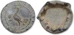 World Coins - VENICE, Italy, lead seal circa 17th century, Theriac Capsule Seal - Produced by the Struzzo d'Oro pharmacy -