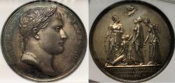 World Coins - Silver commemorative medal 1806 A.D. Napoleon: Capitulation of Prussian Fortresses Spandau, Stettin, Magdeborg, Küstin