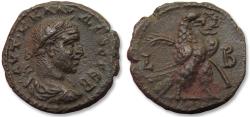 Ancient Coins - BI tetradrachm Claudius II Gothicus, Alexandria dated year 2 (AD 269-270) - Eagle standing right, head right