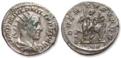 Ancient Coins - AR antoninianus Philip I The Arab, Rome mint circa 244-247 A.D. - ADVENTVS AVG -