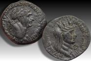 Ancient Coins - AE 27mm provincial coin Trajan / Trajanus, SYRIA, Seleucis and Pieria, Laodicea ad Mare Dated CY 163 = circa 115-116 A.D.