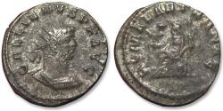 Ancient Coins - AE silvered antoninianus Gallienus, Antioch mint circa 263-264 A.D. - ROMAE AETERNAE -
