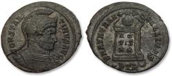 Ancient Coins - Follis Constantine I, Treveri (Trier) mint circa 322-323 A.D. - BEATA TRANQVILLITAS - mintmark •PTR(crescent) -