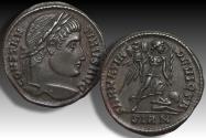 Ancient Coins - Follis Constantine I The Great, Sirmium mint circa 324-325 A.D. - SARMATIA DEVICTA -
