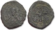 Ancient Coins - 30mm AE follis Anonymous issue, attributed to Nicephorus III, Constantinople mint circa 1078-1081 A.D.