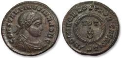 Ancient Coins - AE follis Constantine II as Caesar, Ticinum (Pavia) mint circa 322-325 A.D. - mintmark ST - high quality