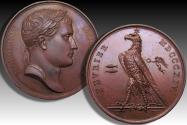 World Coins - 1814 A.D. Napoleon I Bonaparte: Commemorating the victories in February 1814